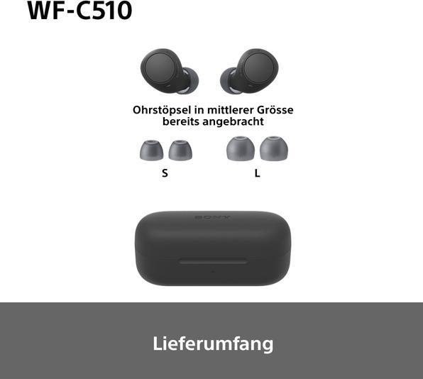 Actual product image Sony WF-C510 (No noise cancelling, 11 h, Wireless)