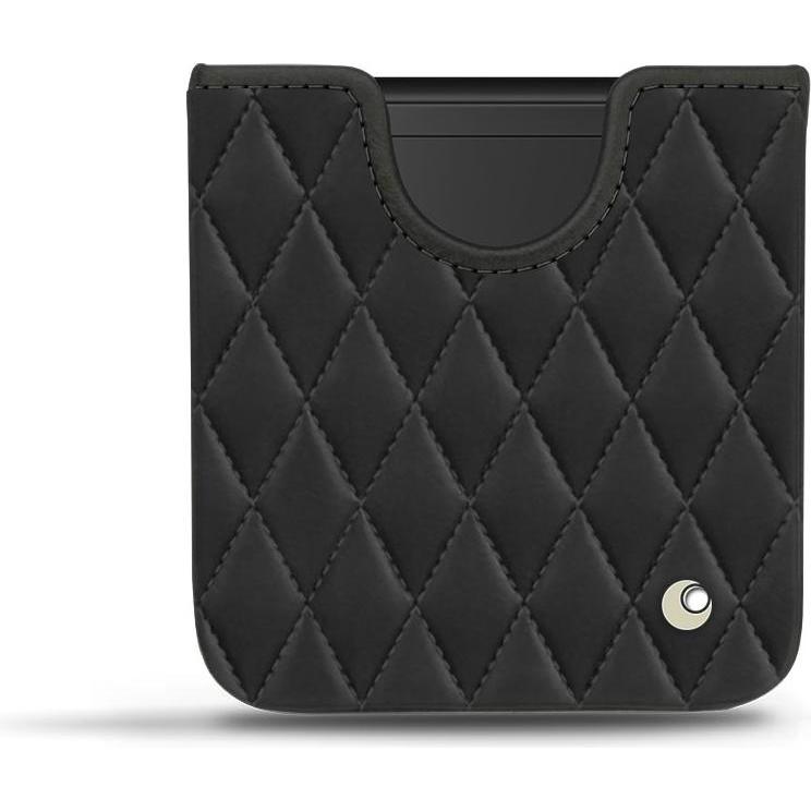 Noreve Lederschutzhülle (Samsung Galaxy Z Flip), Smartphone Hülle, Schwarz