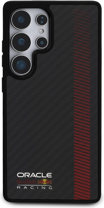 Produktbild Red Bull Real Carbon Fiber Powerbar MagSafe Case for Samsung Galaxy S25 Ultra Black (Samsung Galaxy S25)