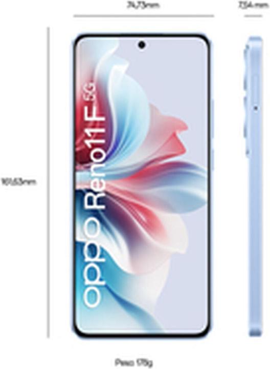 Produktbild OPPO Reno 11 F (256 GB, Ocean Blue, 6.70", Dual SIM, 5G)