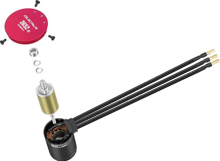 Produktbild Hobbywing QuicRun 3652SL G2 Sensorless Motor 3250kV 3.175mm Welle