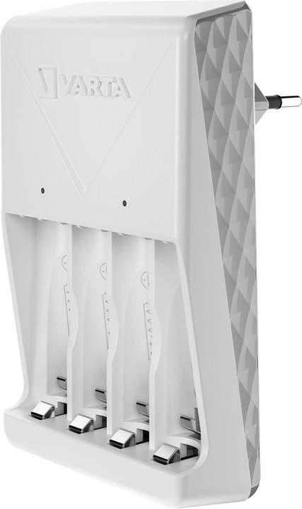 Immagine prodotto Varta Plug Charger (1 pz., AA, 1600 mAh, Batteria + Caricabatterie)