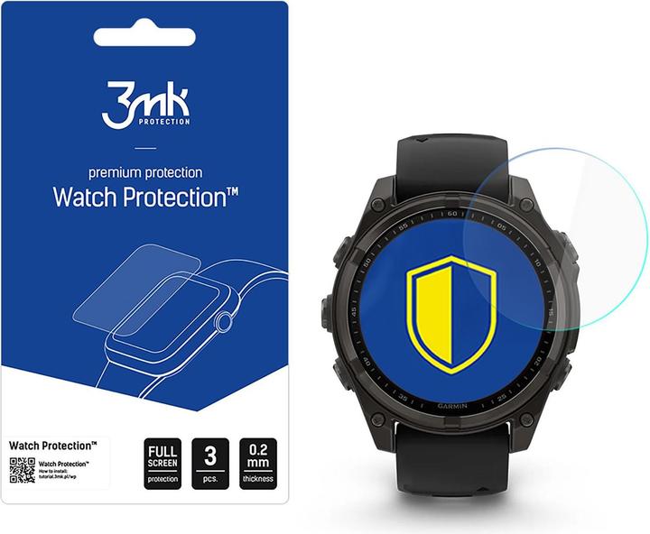 3MK FlexibleGlass Garmin Fenix 8 Zonne/kristal 47mm Szkło Hybrydowe