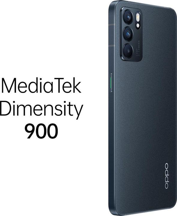Image du produit OPPO Reno6 (128 Go, Noir stellaire, 6.40", Double SIM, 64 Mpx, 5G)