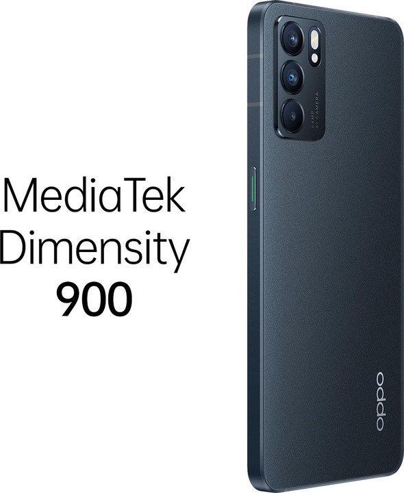 Image du produit OPPO Reno6 (128 Go, Noir stellaire, 6.40", Double SIM, 64 Mpx, 5G)