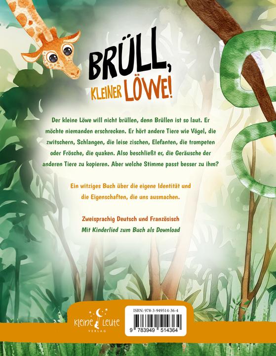 Actual product image Kleine Leute Verlag Blum:Brüll, kleiner Löwe - Rugis, petit (German, Ingo Blum, Sophie Troff, Gipsy Paladini, Liubka Prus, 2025)