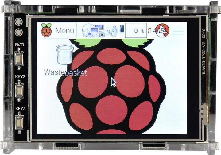 Produktbild Raspberry Pi Pi Gehäuse für 3.2" Touchscreen Display