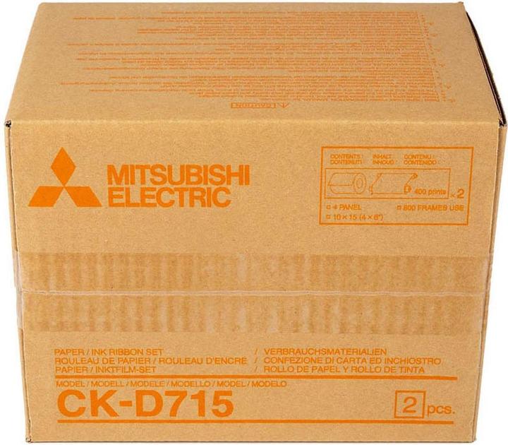 Actual product image Mitsubishi Electric CK-D 715 10x15 cm 2x 400 prints (10 x 15 cm, 800 x)