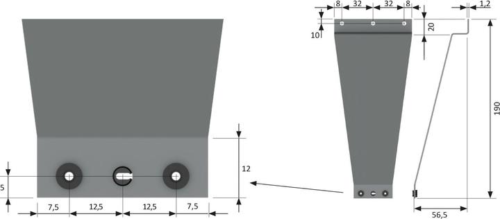 Actual product image Halemeier Ausleger ChannelLine i D D2 Alu Op.