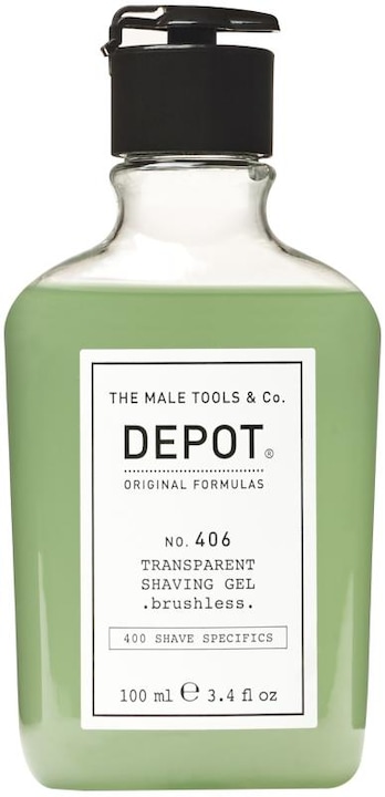 Produktbild Depot No. 406 Transparent Shaving Gel Brushless (100 ml, Rasiergel)
