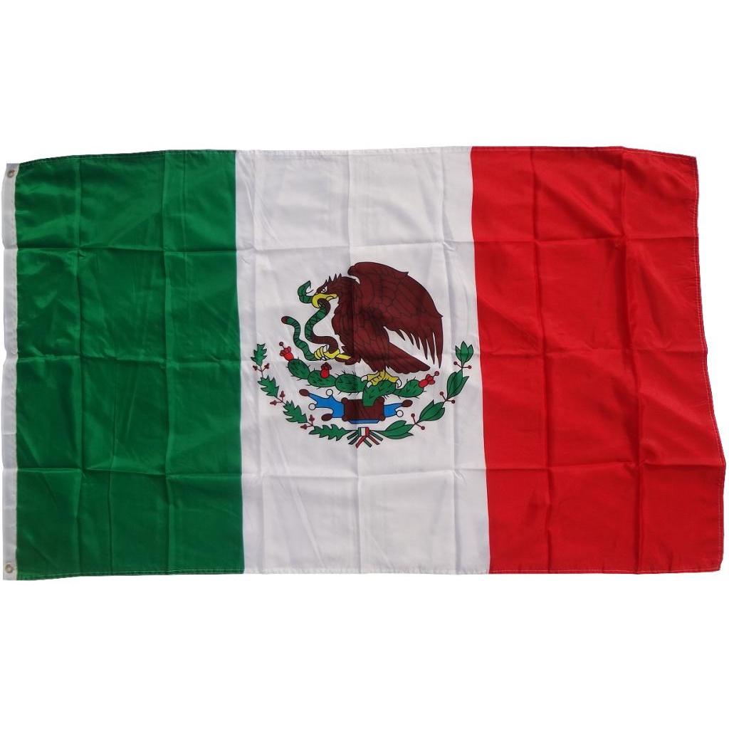 trends4cents, Fahne, Flagge Mexiko 90 x 150 cm Fahne mit 2 Ösen 100g/m² Stoffgewicht Hissflagge für Mast