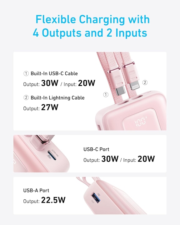 Produktbild Anker Power Bank 20K, 30W Black (20000 mAh, 30 W)
