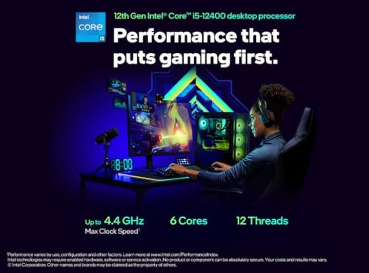 Produktbild Intel Core i5-12400 (LGA 1700, 2.50 GHz, 6 -Core)