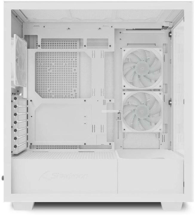 Produktbild Sharkoon Rebel C60 RGB ATX White (ATX, Mini-ITX, mATX)