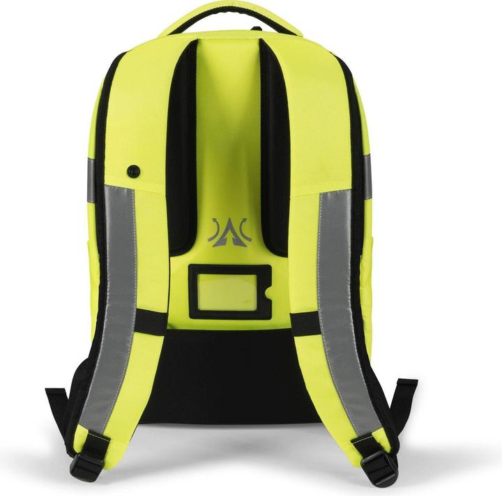 Actual product image Dicota Backpack Hi-Vis 25 litres - yellow (25 l)