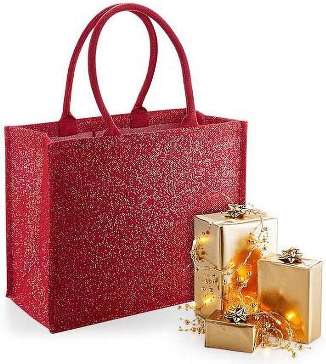 Actual product image Westford Mill - Mini sac cadeau en jute brillant