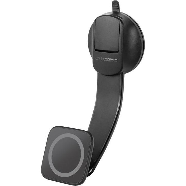 Esperanza Magnetic Car Holder For Smartphones Boom, Supporto per smartphone, Nero