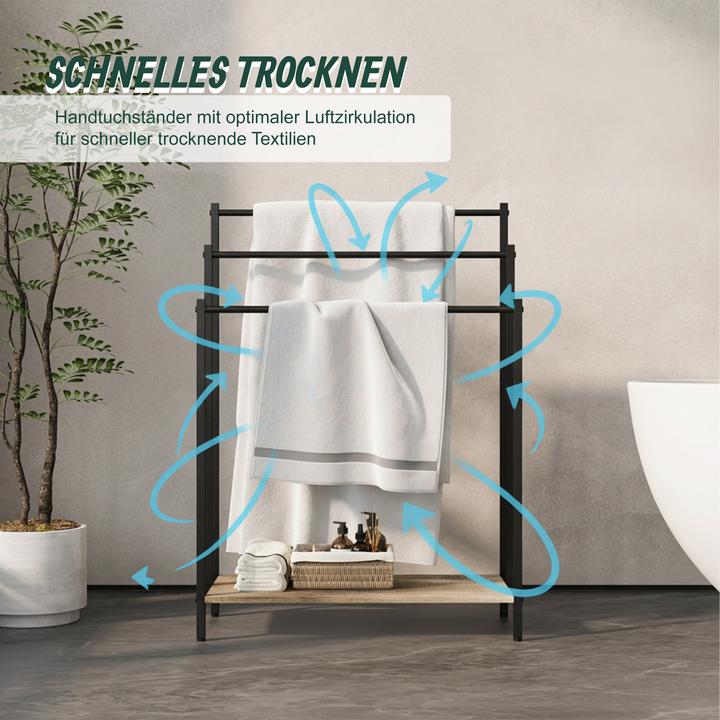 Actual product image Relaxdays towelrack