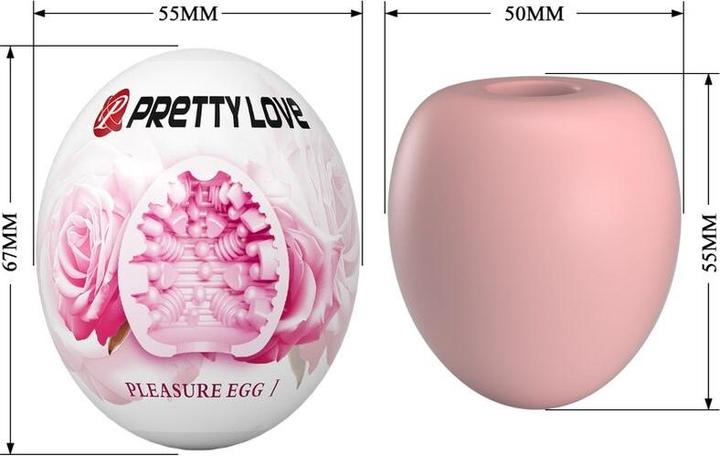 Immagine prodotto Pretty Love Pleasure Egg Masturbatore I Rosa