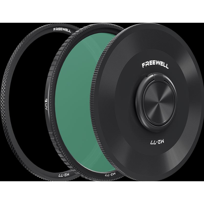 Freewell Filter UV M2 Series 77mm (77 mm, UV-Filter), Objektivfilter, Schwarz