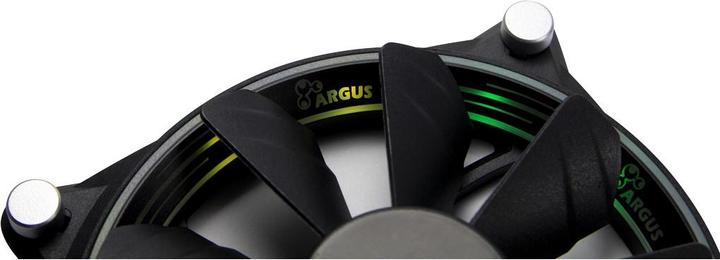 Actual product image Intertech Inter Tech Inter-Tech Fan 120*120*22 Argus Valo 1205 RGB (120 mm, 1x)