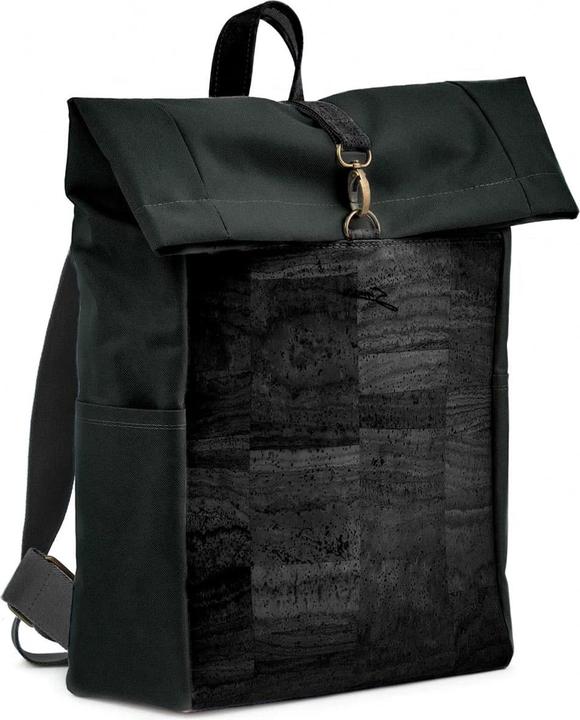 Simaru Rucksack «Paco» black aus Kork (14 l)