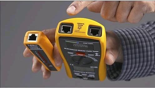 Immagine prodotto Pancontrol Tester per cavi PAN LAN1, 600, 162 x 74,5 x 44 mm (CAT II 600V, CAT III 300V)