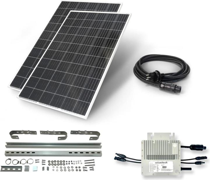 Actual product image Autosolar Balcony power station with 670 Watt - without bracket (670 W)