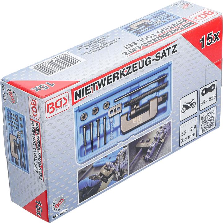 Actual product image BGS Riveting Tool for Motorcycle Chains