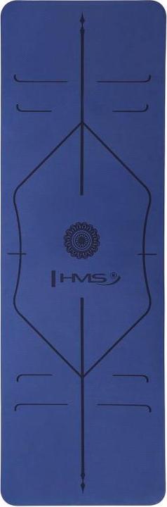 Actual product image HMS Ym10 Tpe Yogamatte Dunkelblau (12 mm)