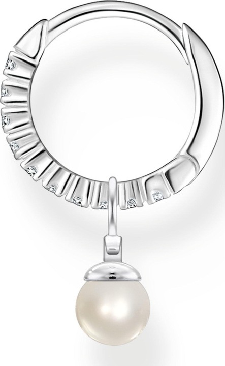 Actual product image Thomas Sabo Single Creole with Pearls Pendant Silver (925 silver)