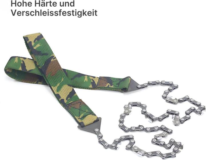 Produktbild Hermex Survival-Säge Pocket Saw Taschensäge Handkettensäge Camping-Handsäge