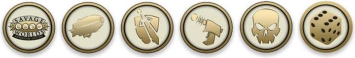 Produktbild Savage Worlds - Bennys-Set, 25 Chips (DE-Ausgabe) (Deutsch, 4 - 12 Spieler)