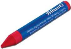 Actual product image Pelikan Wax marking crayon 772, red, diameter: 12 mm suitable for smooth surfaces such as glass, porcelain (12 x)