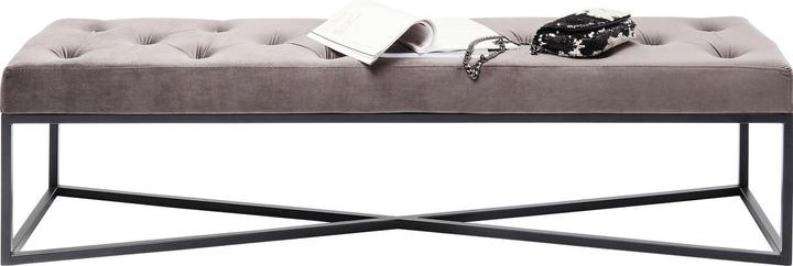 Image du produit Kare Design Banquette Crossover gris noir 150x40cm (150 cm)