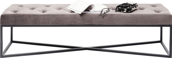Produktbild Kare Design Bank Crossover Grau Schwarz 150x40cm (150 cm)