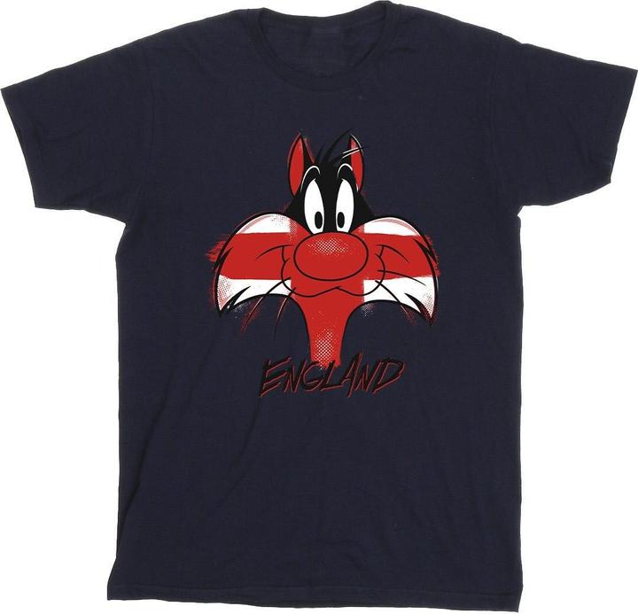 Produktbild Looney Tunes Sylvester England Face TShirt (M)