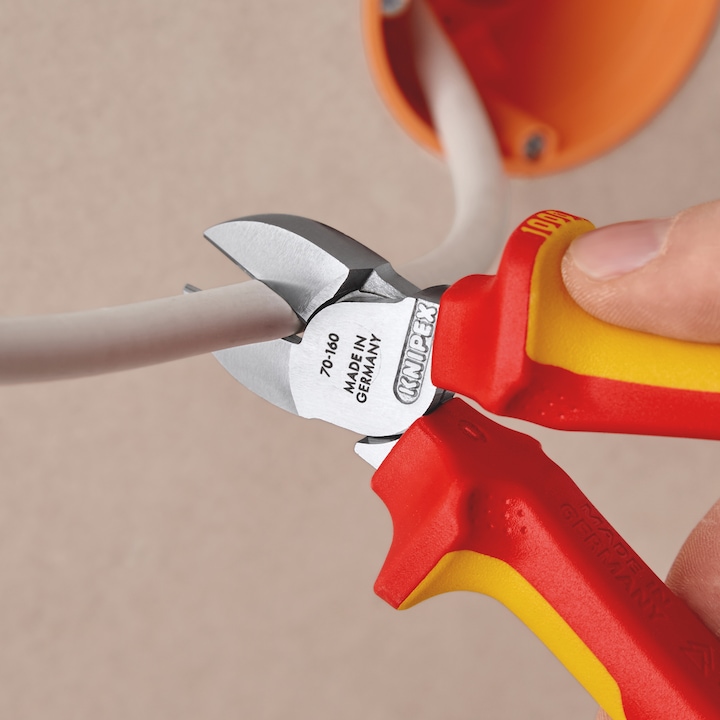 Actual product image Knipex Diagonal Cutter 70 06 160 SB (160 mm)
