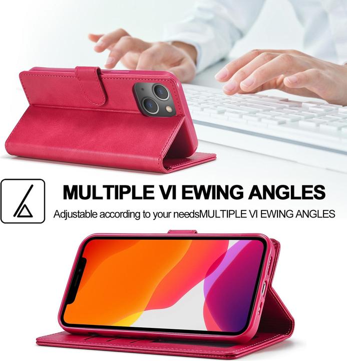 Immagine prodotto Ueli Express Leder Buch Etui Tasche mit Kartenfach (Apple iPhone 13 mini)