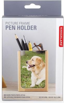 Actual product image Kikkerland Picture Frame Pen Holder