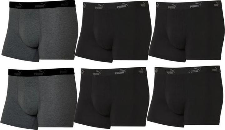 Puma Herren Boxershorts 6er-Pack (L, pack of 6)
