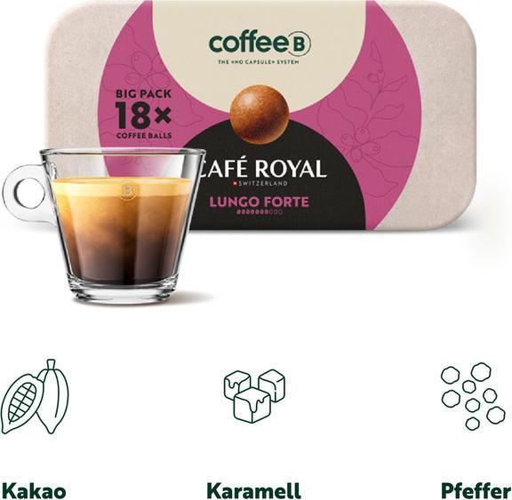 Immagine prodotto CoffeeB Lungo Forte (18 x Porta.)
