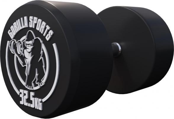 Actual product image Gorilla Sports Round dumbbells (1 x 32.5 kg)