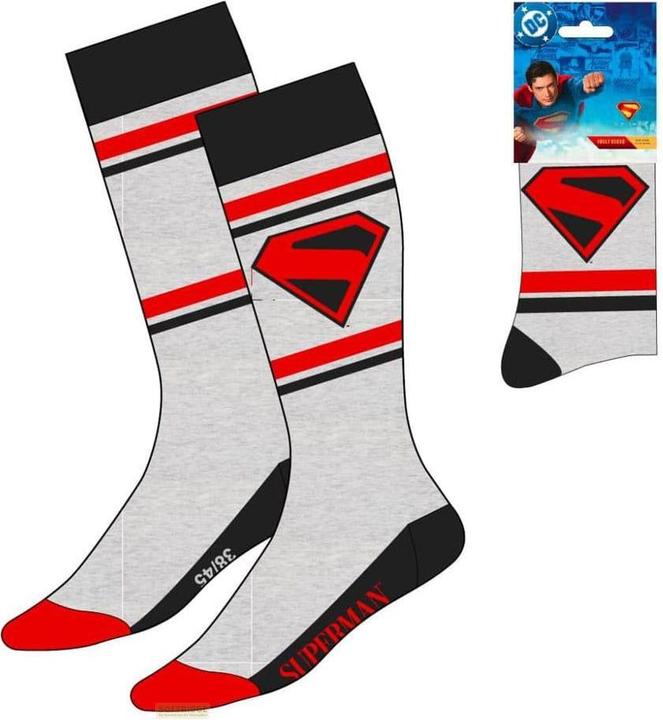 Cerdá DC Comics Socken Superman Logo Grey 38-45 (38 - 45)