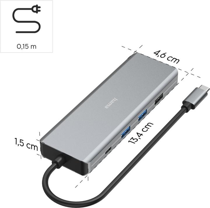 Produktbild Hama Connect2Media (USB-C, 9 Ports)