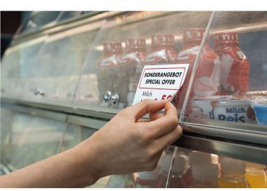 Actual product image HERMA Weatherproof shipping labels A4 removable