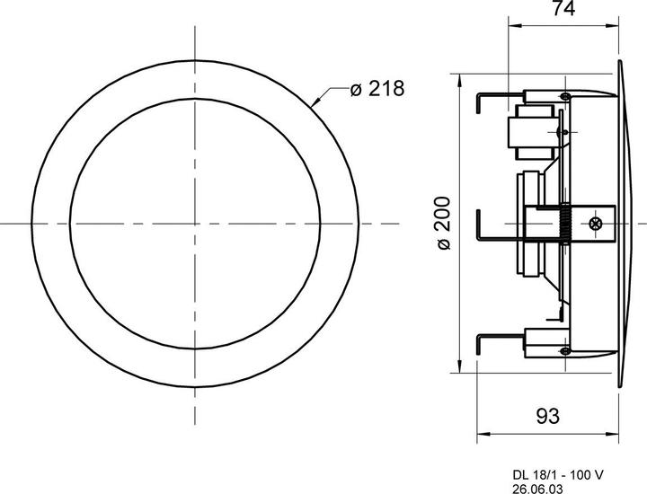 Produktbild Visaton Deckenlautsprecher 1,5W