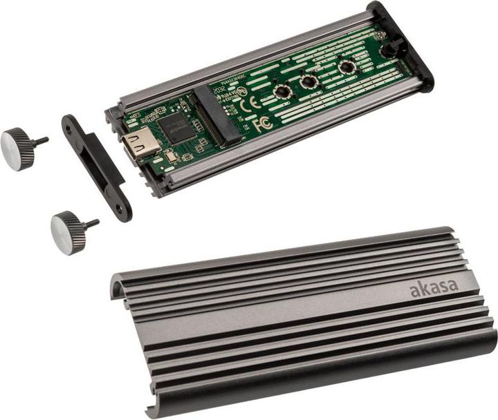 Immagine prodotto Akasa enclosure esterno M.2 NVMe, USB 3.2, alluminio (M.2)