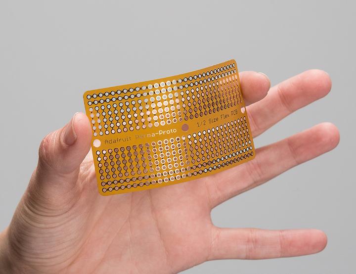 Image du produit Adafruit Carte mère Flex Perma-Proto Half-Size (Planche à pain)