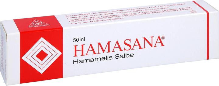 Immagine prodotto Robugen HAMASANA Unguento all'Hamamelis per la cura della pelle screpolata e secca, 50 g di unguento (Crema corpo)